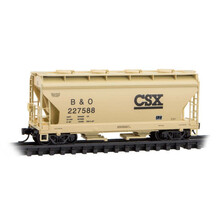 Micro Trains N scale CSX - Rd# 227588 2-Bay Covered Hopper 09200640