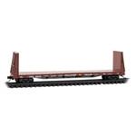 Micro Trains N scale TTX - Rd# 80234 Bulkhead flatcar 05400481