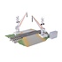 Lionel  O Grade Crossing with Gates & Flashers  New upgraded  # 2529070