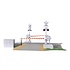 Lionel  O Grade Crossing with Gates & Flashers  New upgraded  # 2529070