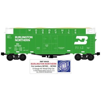 Ready Made Trains Ready Made Trains O BN Woodchip car RMT86428