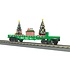 MTH Trains MTH O Christmas Flat Car w/Lighted Christmas Trees – Green # 30-76943