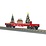 MTH Trains MTH O Christmas Flat Car w/Lighted Christmas Trees – Red # 30-76942