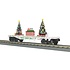 MTH Trains MTH O Christmas Flat Car w/Lighted Christmas Trees – White # 30-76944