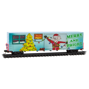 Micro-Trains N scale Micro Mouse Christmas Boxcar # 102 00 854