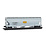 Micro-Trains N scale Norfolk Southern - Rd# 850706 3-Bay Covered Hopper # 094 00 980