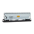 Micro-Trains N scale Norfolk Southern - Rd# 850706 3-Bay Covered Hopper # 094 00 980