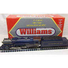 Williams O Gauge B & O Berkshire 2-8-4 Royal Blue steam w/whistle # BERK101