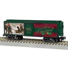 Lionel O RTR 2025 Christmas Boxcar # 2528100