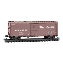 Micro-Trains N scale DRGW #50167 40' Standard Boxcar 02000538