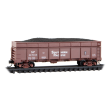 Micro-Trains N scale SP #367168 40' Drop bottom Gondola w/ load 08300191