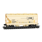 Micro-Trains N scale CSX #244092 2-Bay covered Hopper 09200650