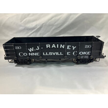 Bachmann Big Haulers G Scale W. J. Rainey Coke Co. Gondola. # 210 # 93766