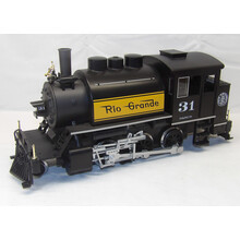 Piko G scale D & RGW #31 2-6-0 saddleback steam engine 38207
