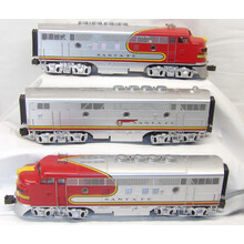 MTH Trains MTH O Gauge Santa Fe A-B-A Set MT-2151LP w/ Soundtraxx  Blunami for phone app