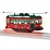 Lionel O Christmas lighted trolley # 2535060