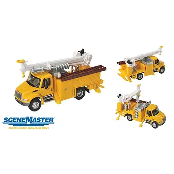 Scene Master SceneMaster HO scale International 4300 Utility Truck w/ Drill 11732