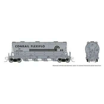Rapido N scale Conrail Hopper 2 pack 533007