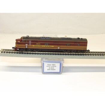 Life-Like N scale B&M #3804 E7 Diesel Loco 7001