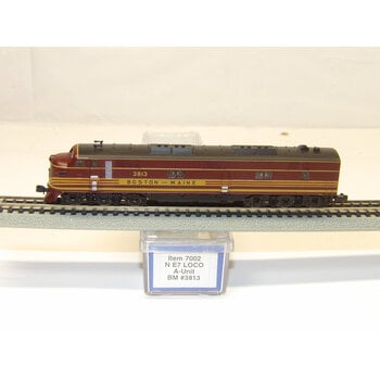 Life-Like N scale B&M #3813 E7 Diesel Loco 7002
