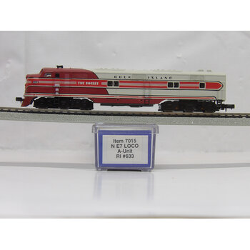 Life-Like N scale RI #633 E-7 A unit Diesel loco 7015