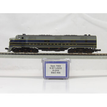Life-Like N scale B & O #66 E7 Diesel Loco 7003