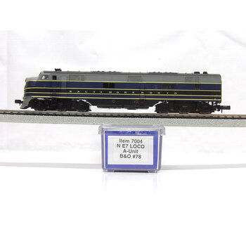 Life-Like N scale B & O #78 E7 Diesel Loco 7004