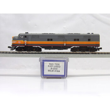 Life-Like N scale Milw #18A E7 Diesel Loco 7038