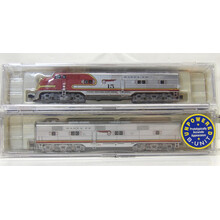 Life-Like N scale AT & SF #15/15A E6 A & B Diesel Loco 7347