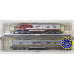 Life-Like N scale AT & SF #12/12A E6 A & B Diesel Loco 7346