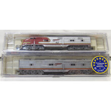 Life-Like N scale AT & SF #12/12A E6 A & B Diesel Loco 7346