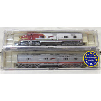 Life-Like N scale AT & SF #12/12A E6 A & B Diesel Loco 7346