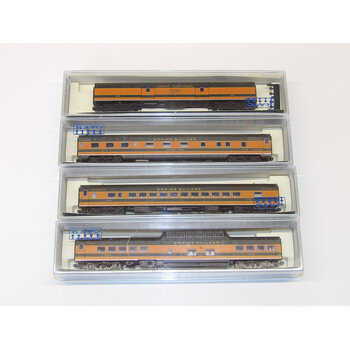 Kato Trains Kato N scale GN-2 4 car Smoothside Pass. set B 106-1104