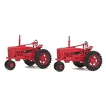 Scene Master HO Red Tractors (2-Pack) # 949-4160