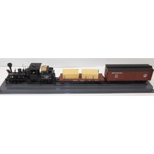 Bachmann On30 Little River Logging Co. 2-Truck Shay locomotive 25663 w/ cars