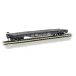 Bachmann HO Silver Series N & W 52' Flatcar - 17342
