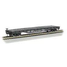 Bachmann HO Silver Series N & W 52' Flatcar - 17342