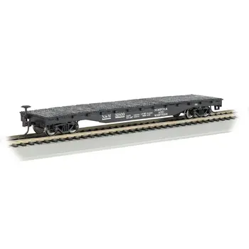 Bachmann HO Silver Series N & W 52' Flatcar - 17342