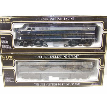 K-line K-Line O gauge B & O #4506 F -Series A & B unit K25102 (E)