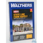 Walthers N scale State Line Farm Supply Kit # 933-3808
