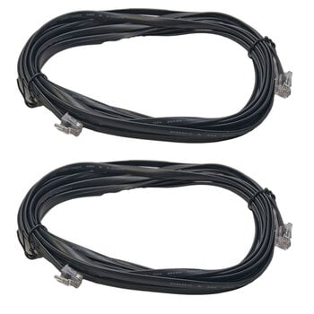 Digitrax Digitrax LocoNet Cable 2-Pack -- 16'  4.9m # LNC162