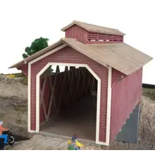 Walthers HO Scale Willow Glen Covered Bridge 933-3652