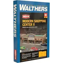 Walthers HO scale Modern Shopping Center II 933-4116
