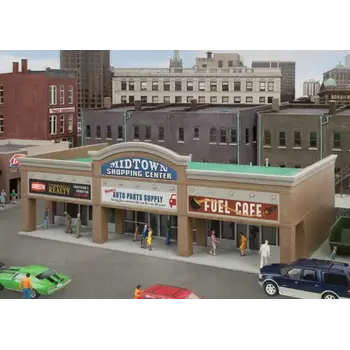 Walthers HO scale Modern Shopping Center II 933-4116