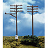 Atlas HO Telephone Poles # 775