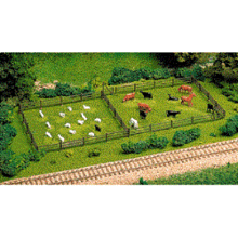 Atlas HO scale Rustic Fence & Gate kit #777