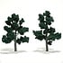 Woodland Scenics 2 pack Dark Green 5"-6" Trees # 1514