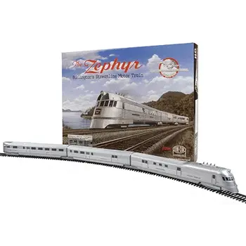Con-Cor Con-Cor N Scale Burlington Route CB&Q Pioneer Zephyr 3 Car Set # 001-8731