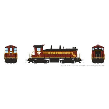 Rapido Trains HO Boston & Maine # 1231 EMD SW9 - ESU LokSound and DCC Rapido Trains Inc # 027569