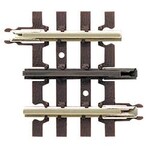 Atlas O gauge 3-Rail 1.75" straight track 4 pieces to a package 6052